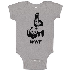 Wwf Panda Funny World Wide Fund For Nature Wrestling Parody Baby One P Wwf Panda Funny World Wide Fund For Nature Wrestling Parody Baby One P