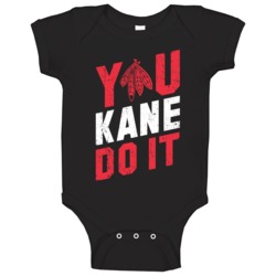 You Kane Do It Chicago Blackhawks Hockey Nhl Worn Look Baby One Piece You Kane Do It Chicago Blackhawks Hockey Nhl Worn Look Baby One Piece