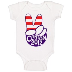 Peace Sign Hand Hillary Clinton 2016 Political Baby One Piece Peace Sign Hand Hillary Clinton 2016 Political Baby One Piece