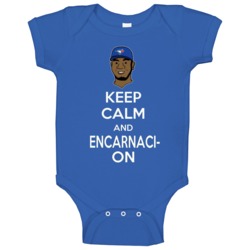 Keep Calm And Encarnacion On Fun Baseball Toronto Baby One Piece Keep Calm And Encarnacion On Fun Baseball Toronto Baby One Piece