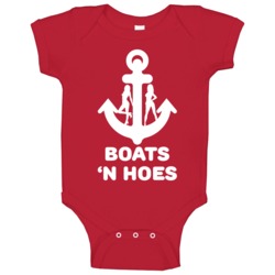 Boats N Hoes Funny Boating Trip Party Baby One Piece Boats N Hoes Funny Boating Trip Party Baby One Piece