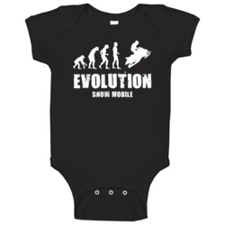 Evolution Snow Mobile Baby One Piece Evolution Snow Mobile Baby One Piece