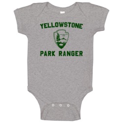 Yellowstone Park Ranger Baby One Piece Yellowstone Park Ranger Baby One Piece