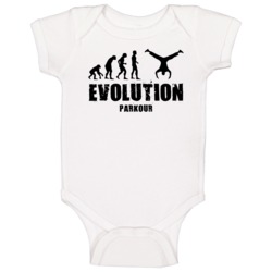 Evolution Parkour Baby One Piece Evolution Parkour Baby One Piece