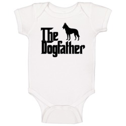 German Pinscher Custom Dog Breed The Dogfather Baby One Piece German Pinscher Custom Dog Breed The Dogfather Baby One Piece