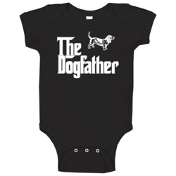 Basset Hound Custom Dog Breed The Dogfather Black Baby One Piece Basset Hound Custom Dog Breed The Dogfather Black Baby One Piece