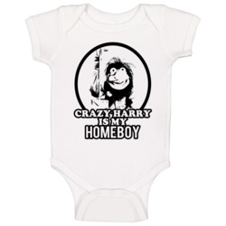 Crazy Harry Is My Homeboy Funny Graphic Baby One Piece Crazy Harry Is My Homeboy Funny Graphic Baby One Piece