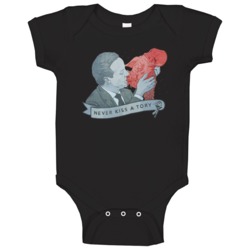 Cameron Taylor England Never Kiss A Tory Baby One Piece Cameron Taylor England Never Kiss A Tory Baby One Piece