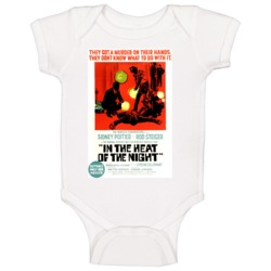 Poitier Steiger In The Heat Of The Night 60's Movie Baby One Piece Poitier Steiger In The Heat Of The Night 60's Movie Baby One Piece