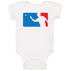 Major League Beer Pong Logo Funny Bro Baby One Piece Major League Beer Pong Logo Funny Bro Baby One Piece