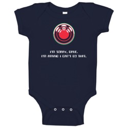 I'm Sorry Dave 2001 Space Odyssey Geek Scifi Baby One Piece