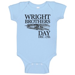 Wright Brothers Day December 17th Fun Aviation Celebration Baby One Pi Wright Brothers Day December 17th Fun Aviation Celebration Baby One Pi