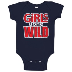 Girls Gone Wild Logo Distressed Baby One Piece Girls Gone Wild Logo Distressed Baby One Piece