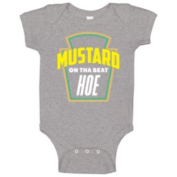 Mustard On Tha Beat Hoe Funny Rap Song Hip Hop Baby One Piece Mustard On Tha Beat Hoe Funny Rap Song Hip Hop Baby One Piece