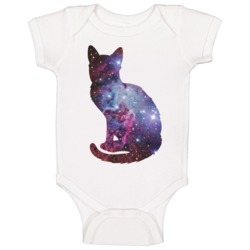 Space Cat Funny Astronomy Cosmos Nebula Geek Baby One Piece Space Cat Funny Astronomy Cosmos Nebula Geek Baby One Piece