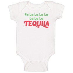 Fa La Tequila Christmas Song Funny Xmas Baby One Piece Fa La Tequila Christmas Song Funny Xmas Baby One Piece