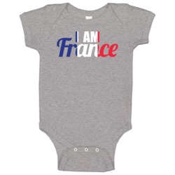 I Am France Peace Unity Baby One Piece I Am France Peace Unity Baby One Piece