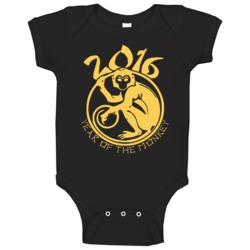 2016 Year Of The Monkey Funny Chinese New Year Baby One Piece 2016 Year Of The Monkey Funny Chinese New Year Baby One Piece