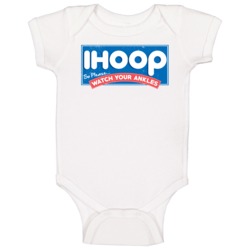 Ihoop So Please Watch Your Ankles Funny Basketball Worn Look Baby One 