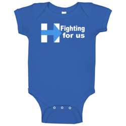 Fighting For Us Hillary Clinton Fan Baby One Piece Fighting For Us Hillary Clinton Fan Baby One Piece