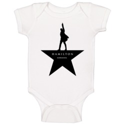 Hamilton An American Musical Poster Baby One Piece