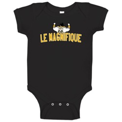 Mario Lemieux Le Magnifique Canadian Hockey Player Pittsburgh Fan Baby Mario Lemieux Le Magnifique Canadian Hockey Player Pittsburgh Fan Baby