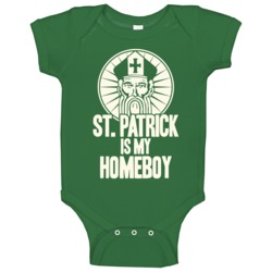 St Patrick Is My Home Boy Funny Irish Saint Worn Look Baby One Piece St Patrick Is My Home Boy Funny Irish Saint Worn Look Baby One Piece