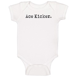Ace Kicker Funny Poker Gambling Casino Game Baby One Piece Ace Kicker Funny Poker Gambling Casino Game Baby One Piece
