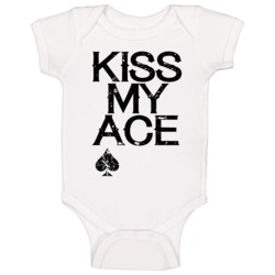 Kiss My Ace Funny Card Game Player Casino Gambling Poker Champion Baby Kiss My Ace Funny Card Game Player Casino Gambling Poker Champion Baby