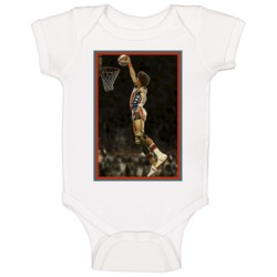 Julius Winfield Erving Ii Dr J Basketball Dunk Usa Fan Baby One Piece
