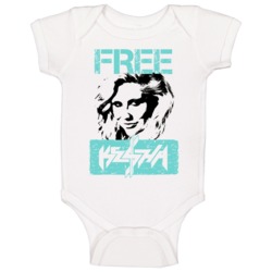 Free Kesha Cool Support Fan Baby One Piece Free Kesha Cool Support Fan Baby One Piece