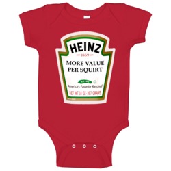 Heinz Ketchup Funny Baby One Piece Heinz Ketchup Funny Baby One Piece