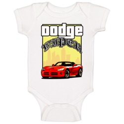 Red 2002 Dodge Viper Grand Theft Auto Cool Car Baby One Piece