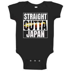 Yellow 2010 Lexus Straight Outta Japan Cool Car Baby One Piece