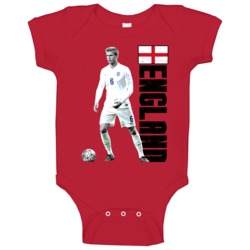 Eric Dier Full Body England Flag Euro Cup Soccer Baby One Piece Eric Dier Full Body England Flag Euro Cup Soccer Baby One Piece