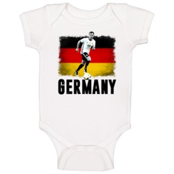 Mario Gotze Germany Grunge Flag Euro Cup Soccer Baby One Piece Mario Gotze Germany Grunge Flag Euro Cup Soccer Baby One Piece