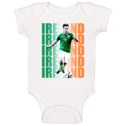 Kevin Doyle Team Ireland Colors Euro European Cup Soccer Football Baby Kevin Doyle Team Ireland Colors Euro European Cup Soccer Football Baby