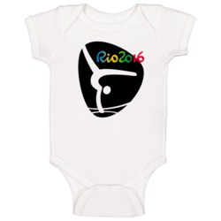 Rio 2016 Aristic Gymnastics Olympic Games Sport Event Symbol Baby One Rio 2016 Aristic Gymnastics Olympic Games Sport Event Symbol Baby One