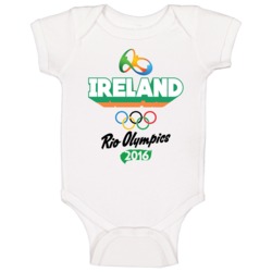 Ireland Rio 2016 Summer Olympic Games Sports Fan Baby One Piece Ireland Rio 2016 Summer Olympic Games Sports Fan Baby One Piece