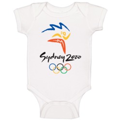Sydney Summer 2000 Olympics Retro Logo World Olympiad Event Baby One P Sydney Summer 2000 Olympics Retro Logo World Olympiad Event Baby One P