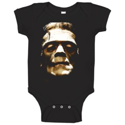 Frankenstein Monster Movie Thriller Vintage Baby One Piece