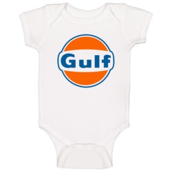 Gulf Gas Station Logo Cars Baby One Piece Gulf Gas Station Logo Cars Baby One Piece