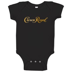 Crown Royal Logo Booze Baby One Piece Crown Royal Logo Booze Baby One Piece