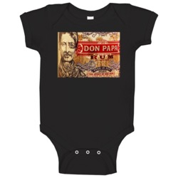 Don Papa Rum Classic Logo Drinking Baby One Piece Don Papa Rum Classic Logo Drinking Baby One Piece