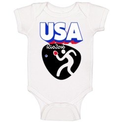 Usa American Table Tennis Team Summer Rio 2016 Olympic Games Baby One Usa American Table Tennis Team Summer Rio 2016 Olympic Games Baby One