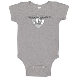 Paris Summer Olympics 1924 Retro Olympiad Logo World Sport Fan Baby On Paris Summer Olympics 1924 Retro Olympiad Logo World Sport Fan Baby On