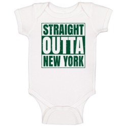 Straight Outta New York Nyj Football Team Color Popular Fan Parody Bab Straight Outta New York Nyj Football Team Color Popular Fan Parody Bab