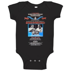 Roy Jones Jr Vs Bernard Hopkins Boxing Poster Baby One Piece Roy Jones Jr Vs Bernard Hopkins Boxing Poster Baby One Piece