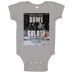 Bowe Vs Golota 2 Classic Boxing Poster 1996 Baby One Piece Bowe Vs Golota 2 Classic Boxing Poster 1996 Baby One Piece