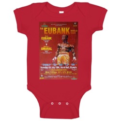 Chris Eubank Vs Amaral World Tour 1994 Boxing Poster Baby One Piece Chris Eubank Vs Amaral World Tour 1994 Boxing Poster Baby One Piece